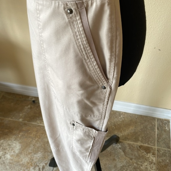 PURPLE LABEL HEALING HANDS Yoga pants scrubs. Sz Large excellent condition - Picture 2 of 6